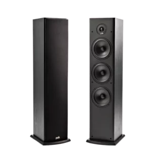 Polk Audio T50 Tower Speakers (Black) Pair