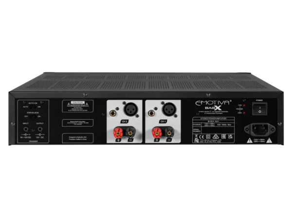 Emotiva BasX A2+ - 2 Channel Stereo Power Amplifier - Image 2